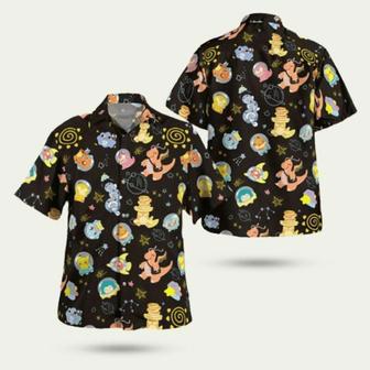 Pokemon Spaceship Comfortable Hawaiian Shirt | Newhawaiianshirts DE