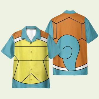 Pokemon Squirtle Cosplay Costume Hawaiian Shirt | Newhawaiianshirts DE