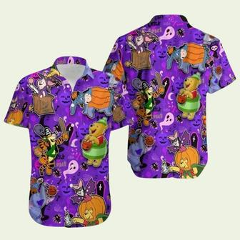 Pooh And Friends Halloween Costume Winnie The Pooh Disney Hawaiian Shirt | Newhawaiianshirts AU