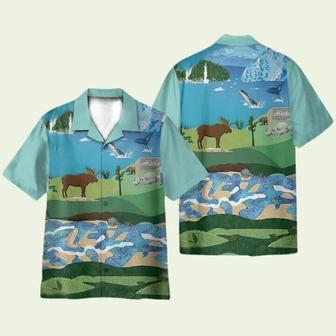 Portrait Of Alaska Mens Hawaiian Shirt | Newhawaiianshirts DE