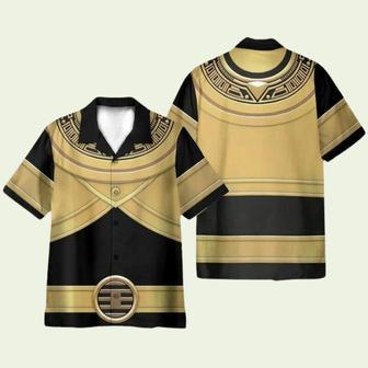 Power Rangers Zeo The Power Of Gold Movie Cosplay Costume Hawaiian Shirt | Newhawaiianshirts CA