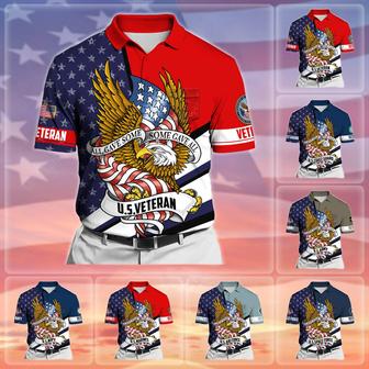 Premium All Gave Some Some Gave All US Veteran Polo Shirt With Pocket - Monsterry DE
