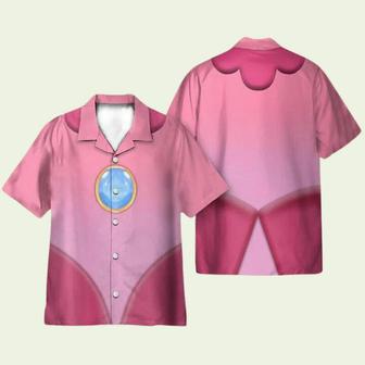 Princess Peach Marrio Movie Cosplay Costume Hawaiian Shirt | Newhawaiianshirts DE