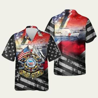 Proudly Served Us Coast Guard Hawaiian Shirt | Newhawaiianshirts CA