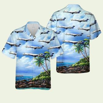 Psa Airlines Bombardier Crj Hawaiian Shirt | Newhawaiianshirts DE