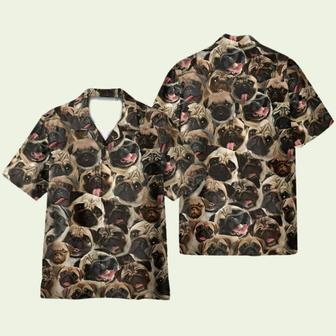 Pug Awesome Funny Hawaiian Shirt | Newhawaiianshirts DE