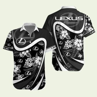 Racing Car Lexus Logo Combo Hawaiian Shirt | Newhawaiianshirts UK