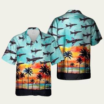 Raf British Aerospace Hawk Hawaiian Shirt | Newhawaiianshirts UK