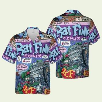 Rat Fink Hot Rod Crush Them Hawaiian Shirt | Newhawaiianshirts CA