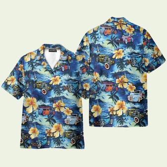 Rat Rod And Tropical Hibiscus Pattern Hawaiian Shirt | Newhawaiianshirts UK