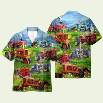 Real Men Drive Tractors Hawaiian Shirt | Newhawaiianshirts DE