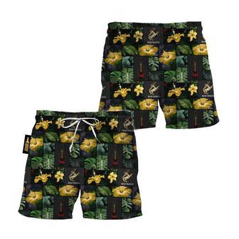 Remy Martin Hibiscus Flower Swim Trunks | Newhawaiianshirts AU