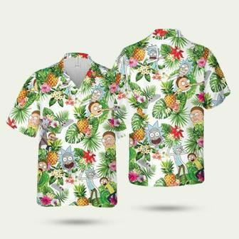 Rick And Morty Tv Show Summer Vacation Hawaiian Shirt | Newhawaiianshirts UK