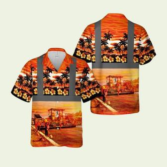 Road Construction Tropical Hawaiian Shirt | Newhawaiianshirts UK