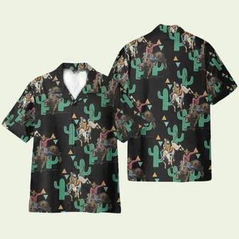 Rodeo Cactus Bull Riding Summer Hawaiian Shirt | Newhawaiianshirts CA