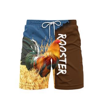 Rooster Beach Shorts For Men | Newhawaiianshirts DE