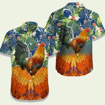 Rooster Tropical Hawaiian Shirt | Newhawaiianshirts