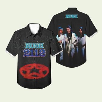 Rush Band 2112 Album Black Hawaiian Shirt | Newhawaiianshirts CA