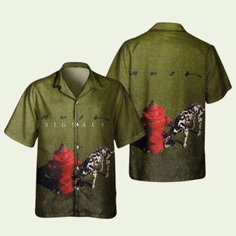 Rush Rock Band Signals Hawaiian Shirt | Newhawaiianshirts UK