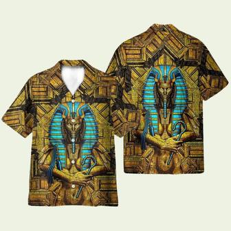 Sacred Queen Pharaoh Egyptian Cosplay Costume Hawaiian Shirt | Newhawaiianshirts UK