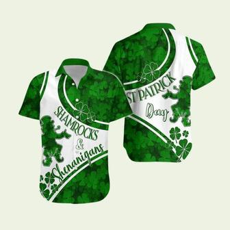 Saint Patricks Day Shamrock Hawaiian Shirt | Newhawaiianshirts DE