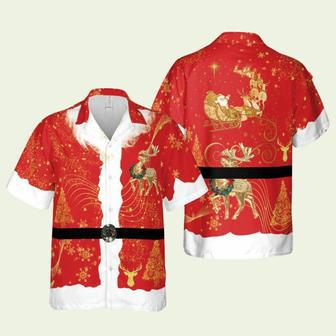 Santa Claus Costume Christmas 1 Hawaiian Shirt | Newhawaiianshirts DE