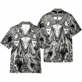 Satanic Pagan Demon Hawaiian Shirt | Newhawaiianshirts UK