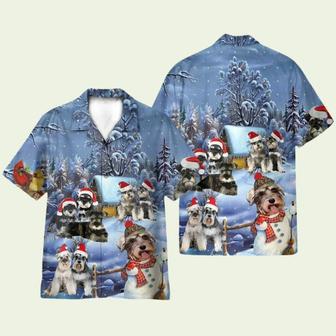 Schnauzer Christmas Hawaiian Shirt | Newhawaiianshirts DE