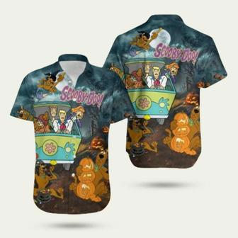 Scooby Doo Friends Halloween Hawaiian Shirt | Newhawaiianshirts CA