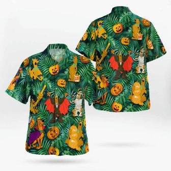 Scooby Doo Friends Halloween Pattern Hawaiian Shirt | Newhawaiianshirts CA