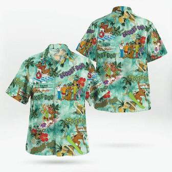 Scooby Doo Friends Surfing Summer Tropical Hawaiian Shirt | Newhawaiianshirts DE