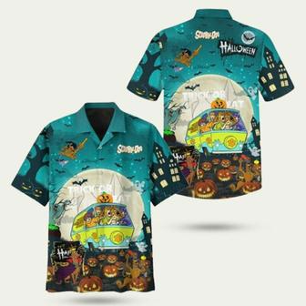 Scooby Doo Halloween Trick Or Treat Hawaiian Shirt | Newhawaiianshirts DE