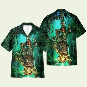 Scuba Diving Into The Ocean Hawaiian Shirt | Newhawaiianshirts DE