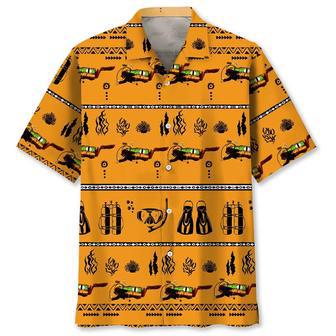 Scuba Diving Vintage Tool Hawaiian Shirt Summer Gifts | Newhawaiianshirts