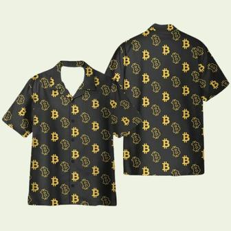 Seamless Bitcoin Hawaiian Shirt | Newhawaiianshirts CA