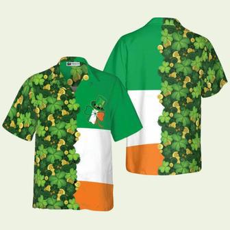 Seamless Ireland Style Shamrock Saint Patricks Day Irish Hawaiian Shirt | Newhawaiianshirts CA