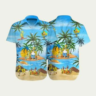 Simpsons Family Beach Summer Vibe Hawaiian Shirt | Newhawaiianshirts