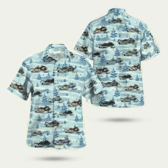 Ski Doo Snowmobile Hawaiian Shirt | Newhawaiianshirts CA