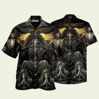 Skull Grim Reaper Dark Hawaiian Shirt | Newhawaiianshirts