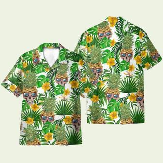 Skull Pineapple Tropical Hawaiian Shirt | Newhawaiianshirts UK