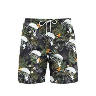 Skydiving Nature Beach Shorts For Men | Newhawaiianshirts UK