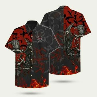 Slayer Band Red Fire Hawaiian Shirt | Newhawaiianshirts AU