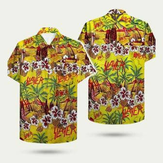 Slayer Tropical Flowers Hawaiian Shirt | Newhawaiianshirts UK