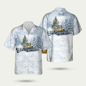 Snowcat Bombardier Snow Groomer Christmas Hawaiian Shirt | Newhawaiianshirts UK