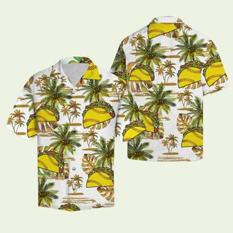 Softball Tacos Taco Bell Tropical Pattern Hawaiian Shirt | Newhawaiianshirts UK