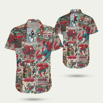 Spider Man Retro Hawaiian Shirt | Newhawaiianshirts DE