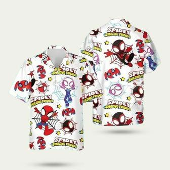 Spiderman Spider Gwen Hawaiian Shirt | Newhawaiianshirts DE