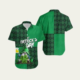 St Patricks Day Gnome Drinking Beer Hawaiian Shirt | Newhawaiianshirts