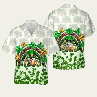 St Patricks Day Gnome Rainbow Hawaiian Shirt | Newhawaiianshirts AU