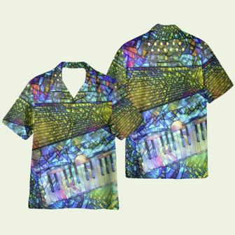 Stained Glass Accordion Hawaiian Shirt | Newhawaiianshirts DE